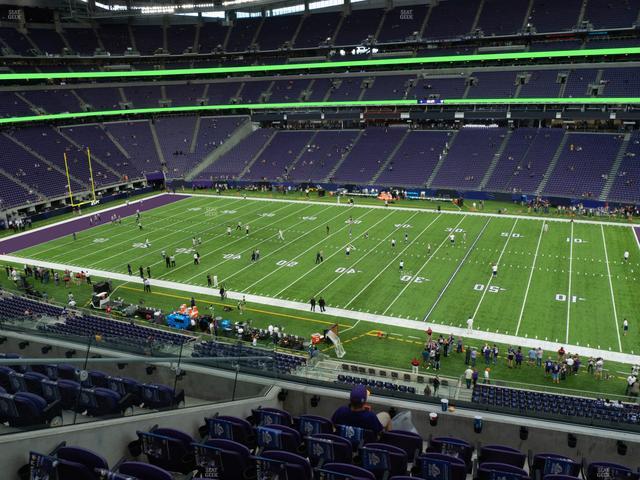 U.S. Bank Stadium - Section 208 Seat View