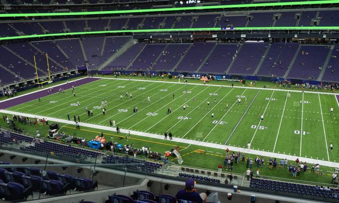 U.S. Bank Stadium - Section 208 Seat View