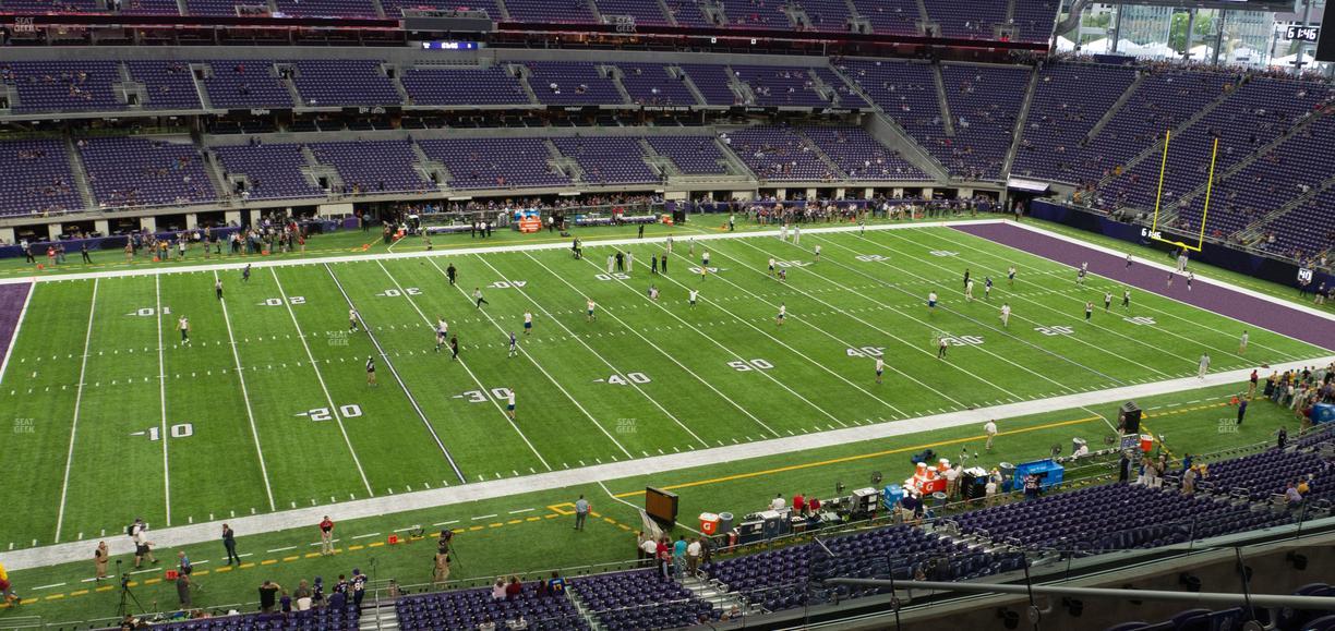 U.S. Bank Stadium - Section 214 Seat View