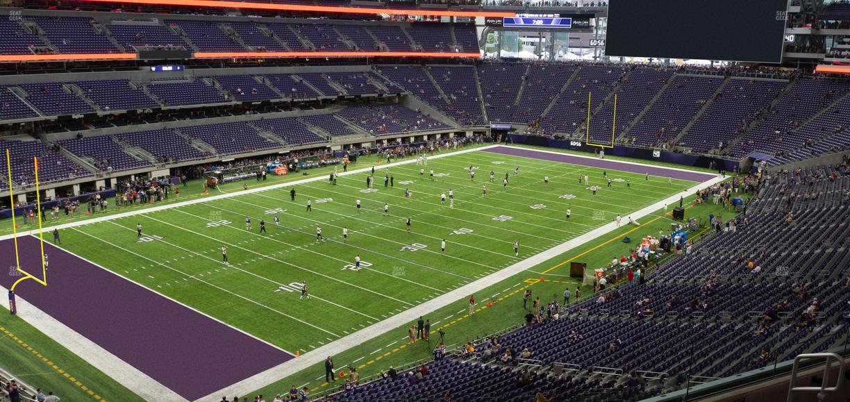U.S. Bank Stadium - Section 218 Seat View