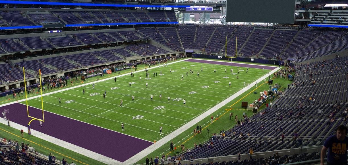 U.S. Bank Stadium - Section 219 Seat View