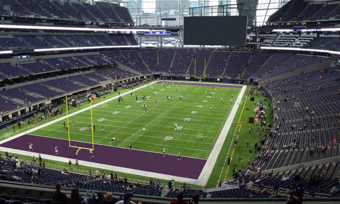 U.S. Bank Stadium - Section 221 Seat View