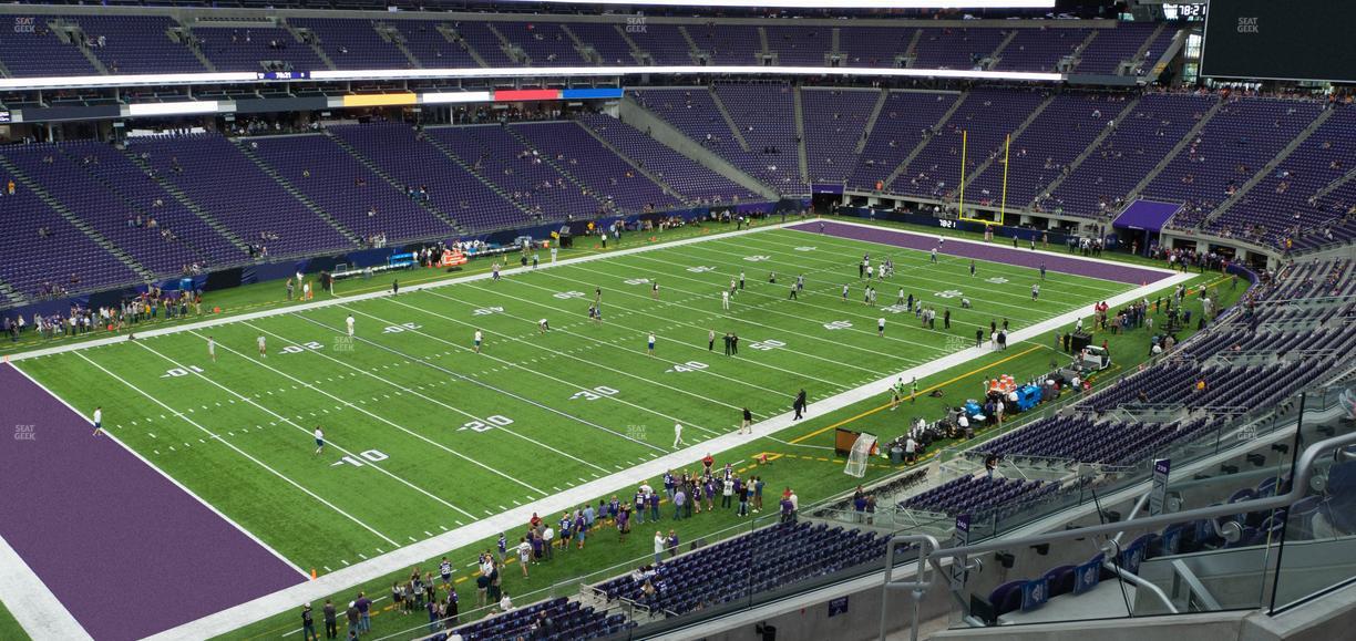 U.S. Bank Stadium - Section 240 Seat View