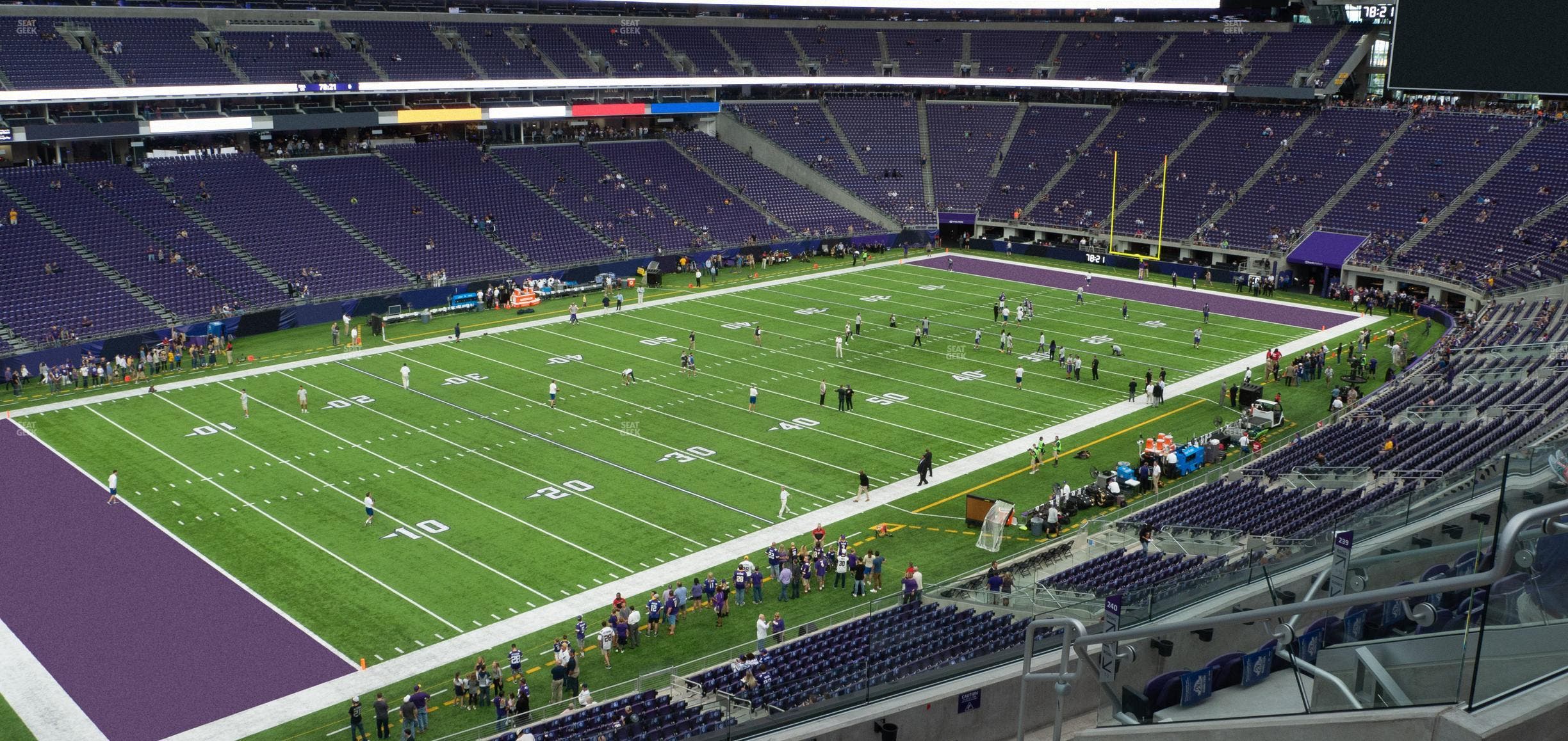 U.S. Bank Stadium - Section 240 Seat View