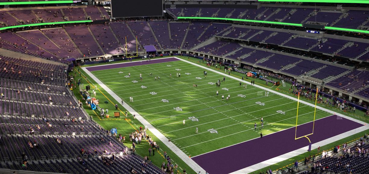 U.S. Bank Stadium - Section 303 Seat View