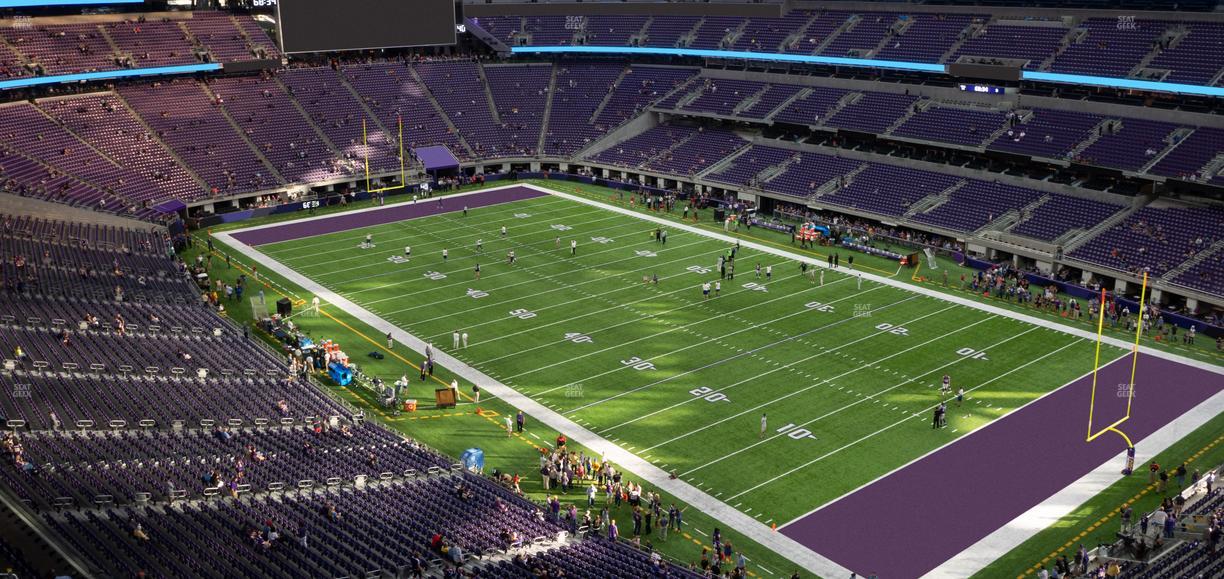 U.S. Bank Stadium - Section 305 Seat View