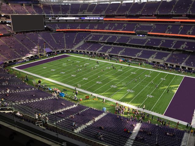 U.S. Bank Stadium - Section 308 Seat View