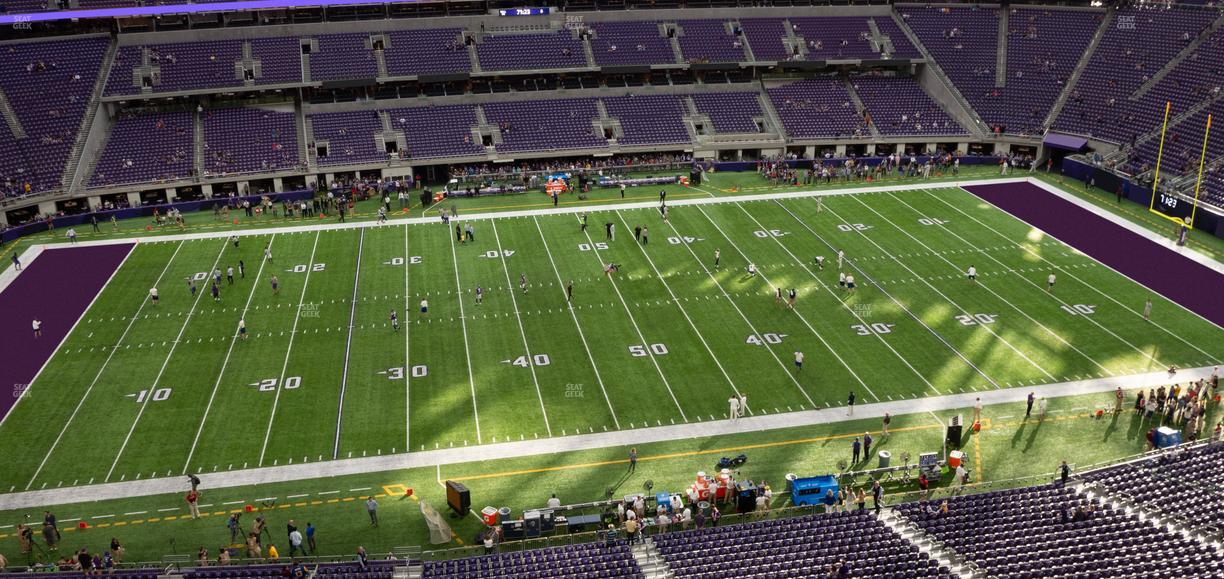 U.S. Bank Stadium - Section 313 Seat View