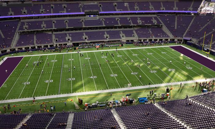 U.S. Bank Stadium - Section 313 Seat View