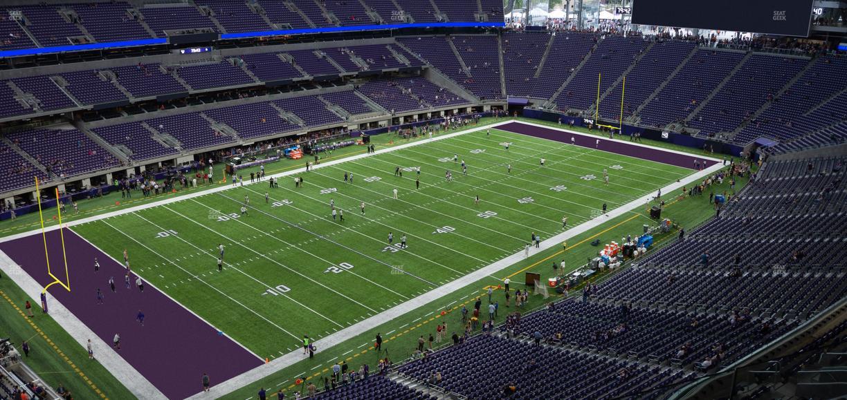 U.S. Bank Stadium - Section 318 Seat View