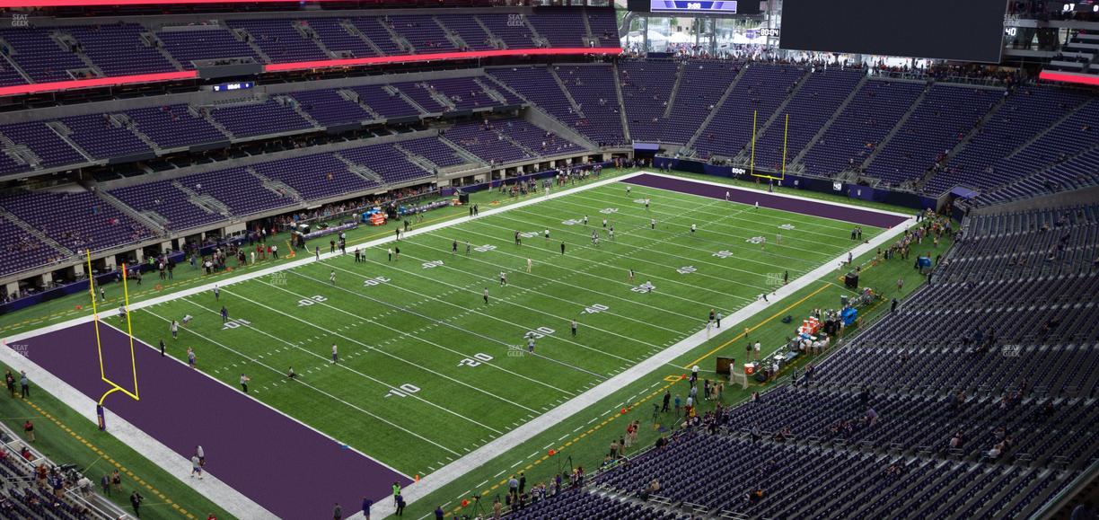 U.S. Bank Stadium - Section 319 Seat View