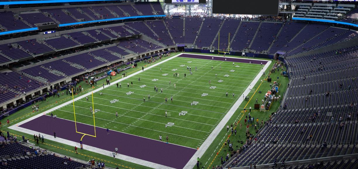 U.S. Bank Stadium - Section 322 Seat View