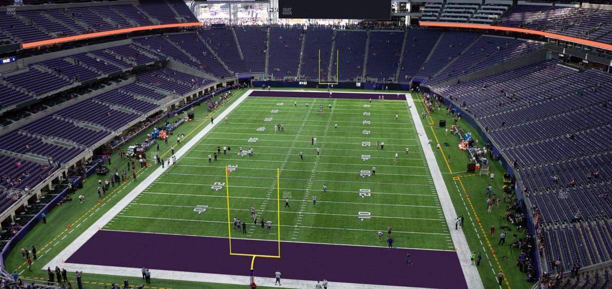U.S. Bank Stadium - Section 325 Seat View