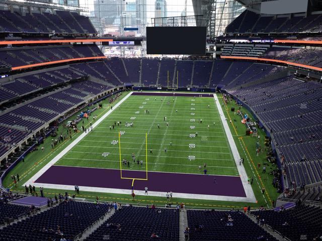 U.S. Bank Stadium - Section 325 Seat View