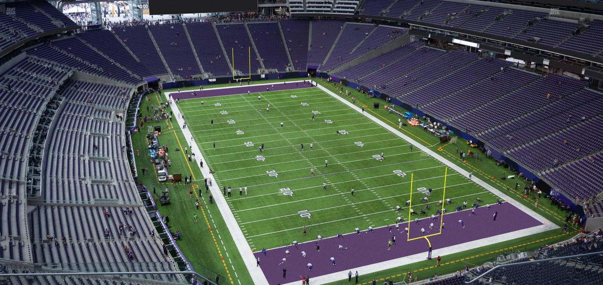 U.S. Bank Stadium - Section 330 Seat View