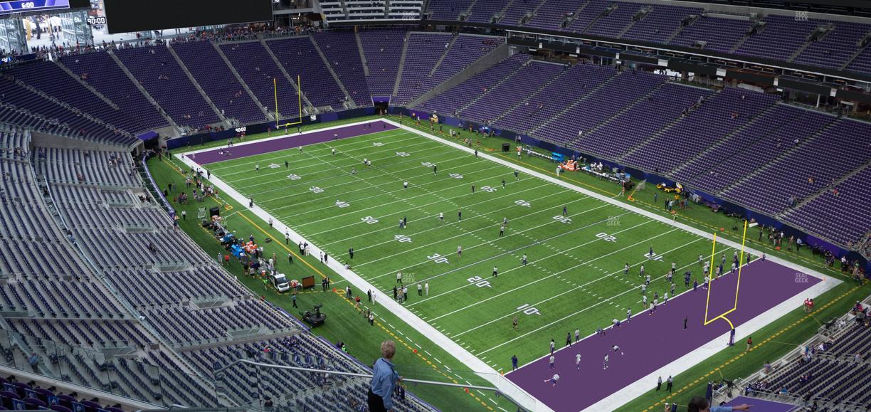 U.S. Bank Stadium - Section 333 Seat View