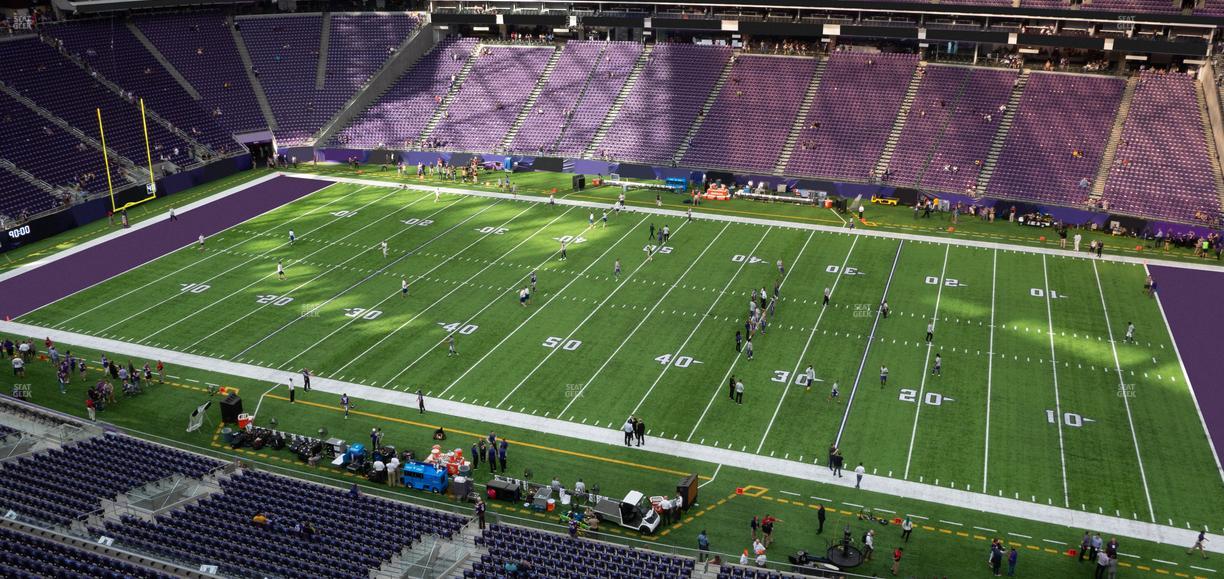 U.S. Bank Stadium - Section 338 Seat View