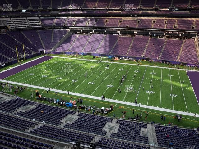 U.S. Bank Stadium - Section 338 Seat View