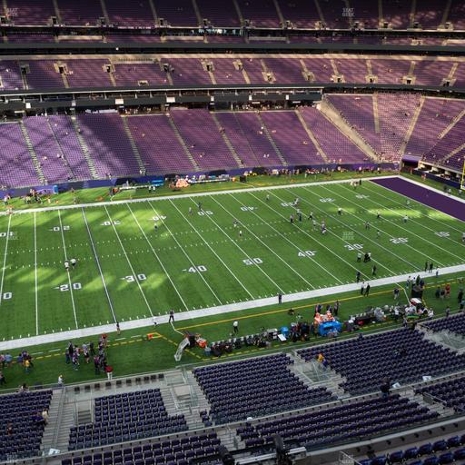 U.S. Bank Stadium - Section 343 Seat View