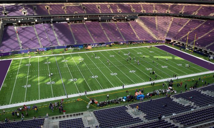 U.S. Bank Stadium - Section 343 Seat View