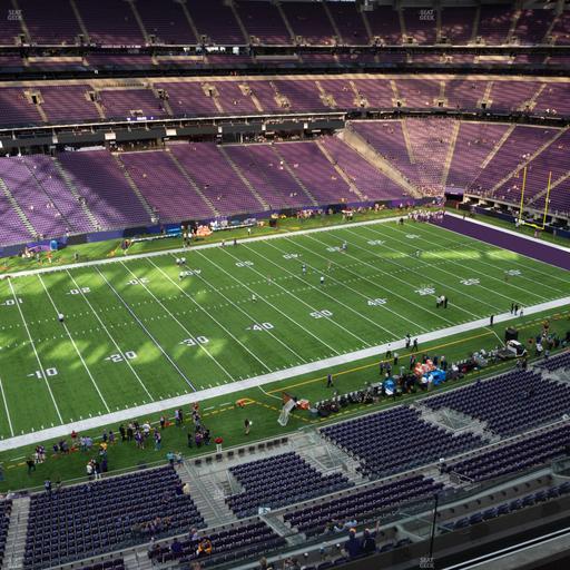 U.S. Bank Stadium - Section 344 Seat View