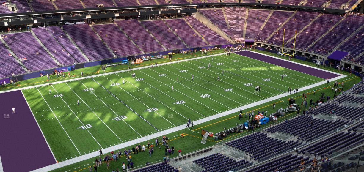 U.S. Bank Stadium - Section 345 Seat View