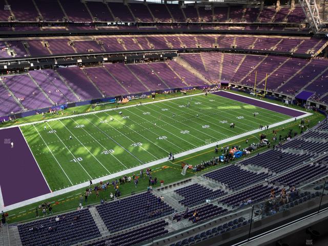 U.S. Bank Stadium - Section 345 Seat View