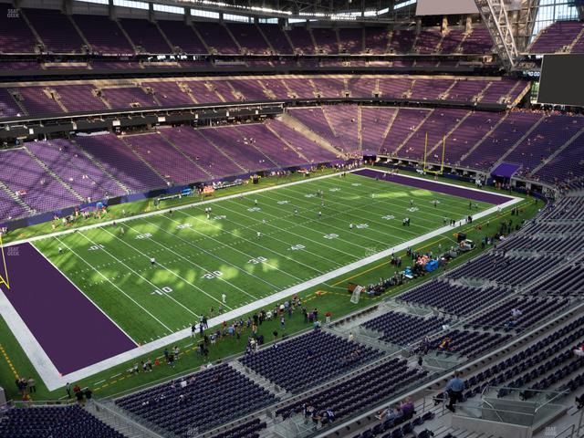 U.S. Bank Stadium - Section 346 Seat View