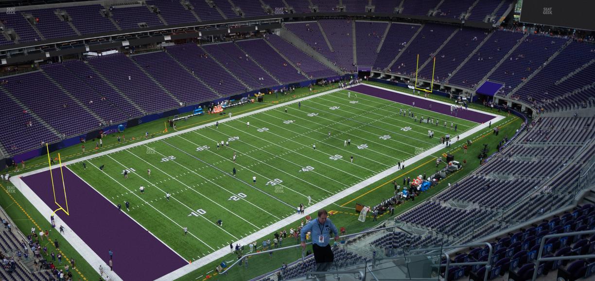 U.S. Bank Stadium - Section 347 Seat View
