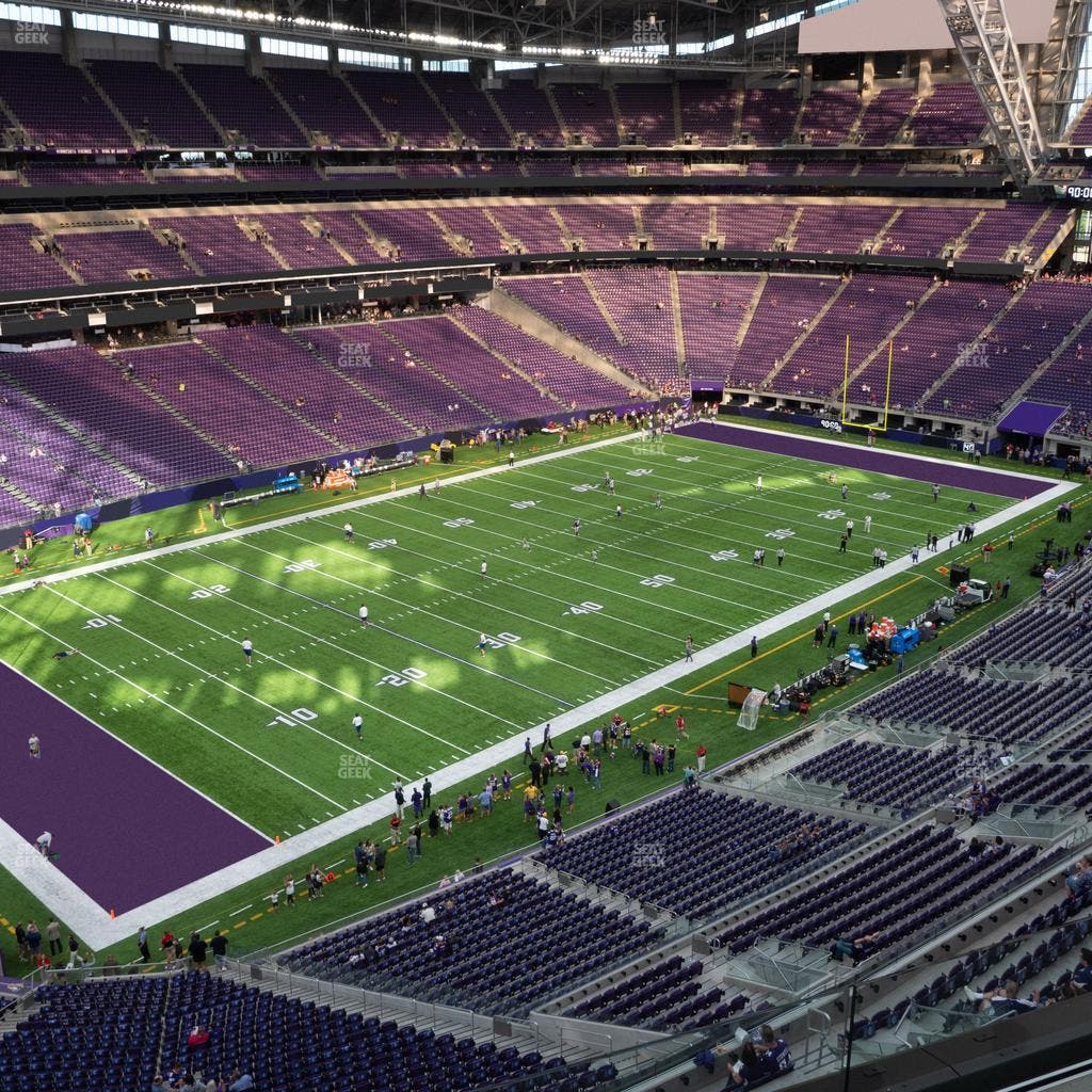 U.S. Bank Stadium - Section 348 Seat View