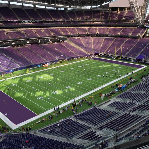 U.S. Bank Stadium - Section 348 Seat View