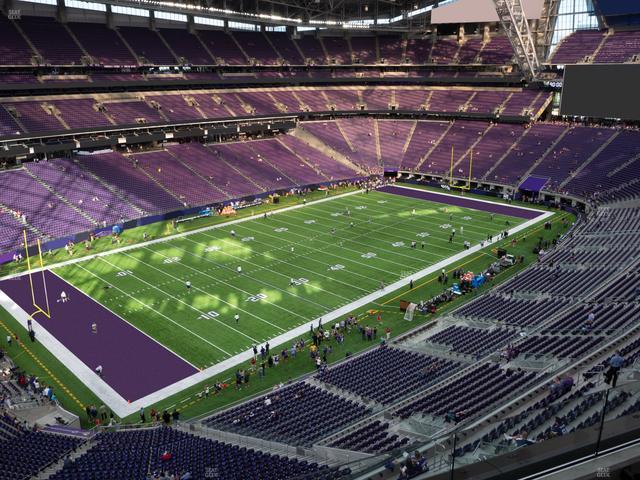U.S. Bank Stadium - Section 348 Seat View