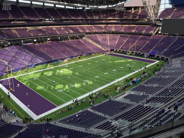 U.S. Bank Stadium - Section 348 Seat View