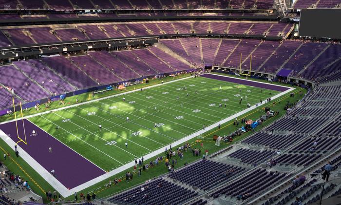 U.S. Bank Stadium - Section 348 Seat View