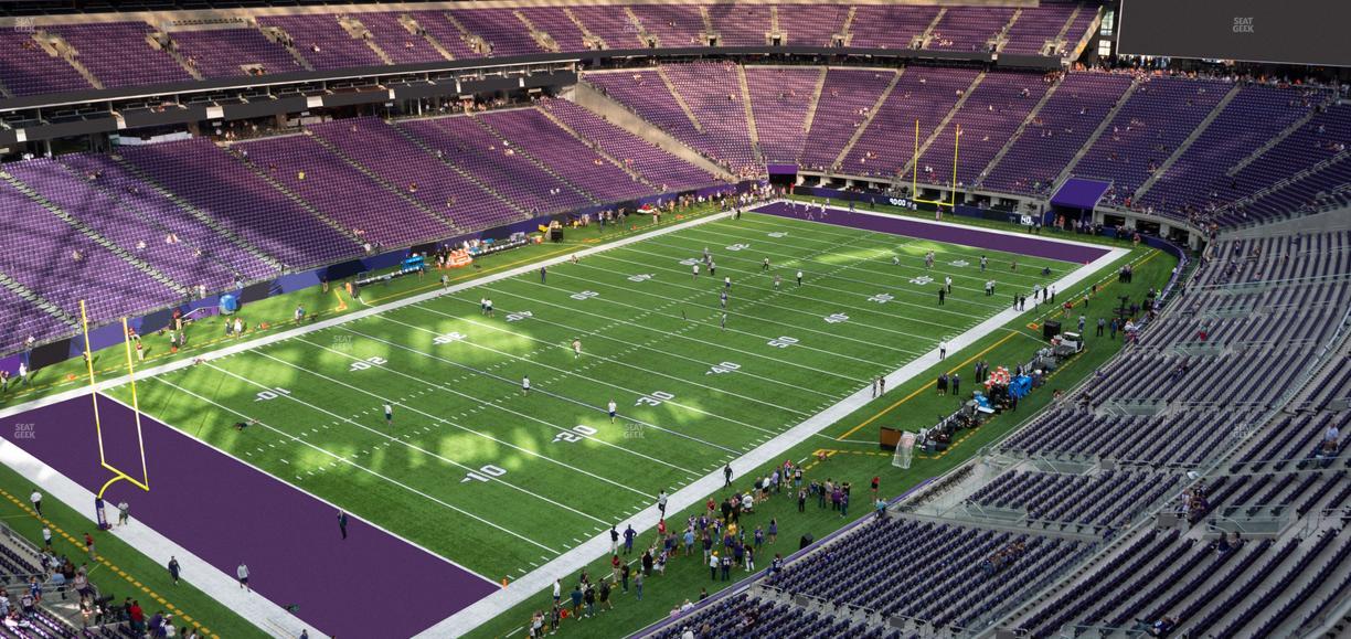 U.S. Bank Stadium - Section 349 Seat View