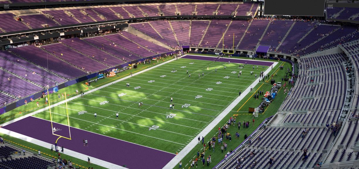 U.S. Bank Stadium - Section 350 Seat View