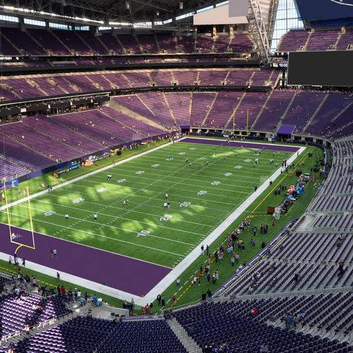 U.S. Bank Stadium - Section 350 Seat View