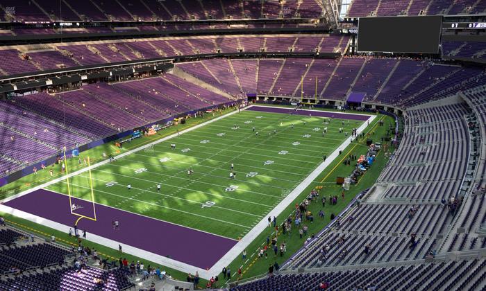 U.S. Bank Stadium - Section 350 Seat View