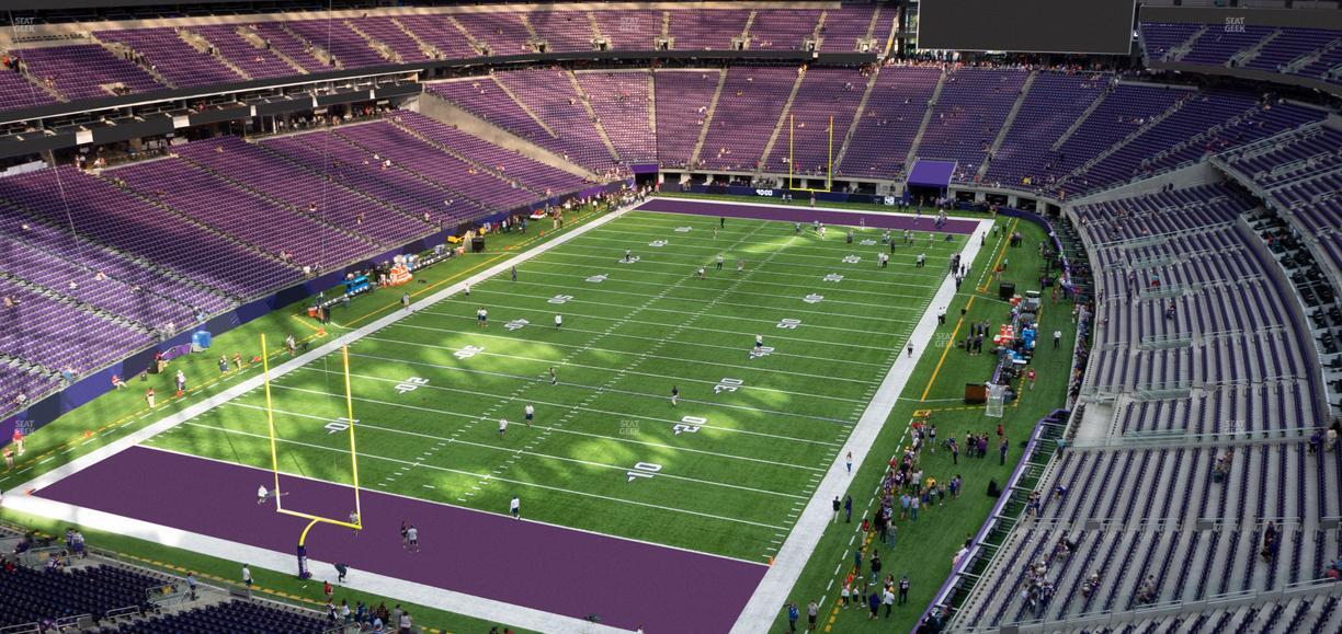 U.S. Bank Stadium - Section 351 Seat View