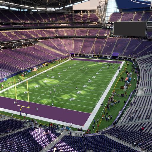 U.S. Bank Stadium - Section 351 Seat View