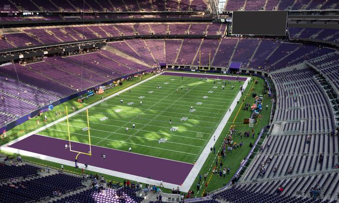 U.S. Bank Stadium - Section 351 Seat View