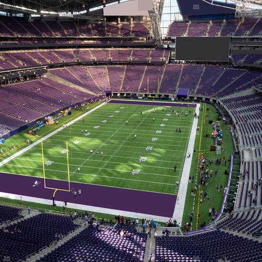 U.S. Bank Stadium - Section 352 Seat View