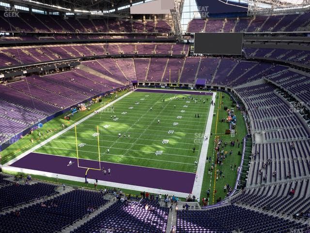 U.S. Bank Stadium - Section 352 Seat View