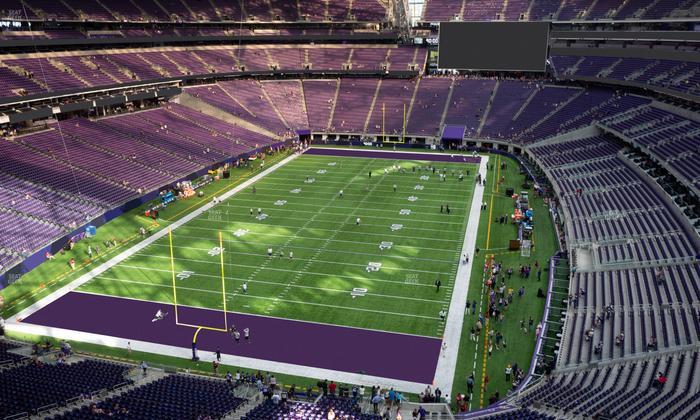 U.S. Bank Stadium - Section 352 Seat View