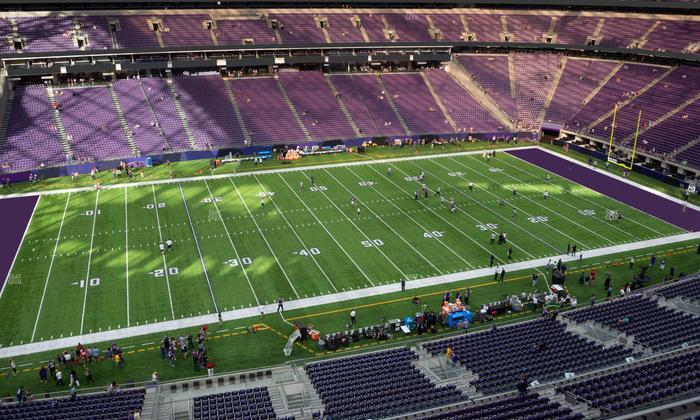 U.S. Bank Stadium - Section C 10 Seat View