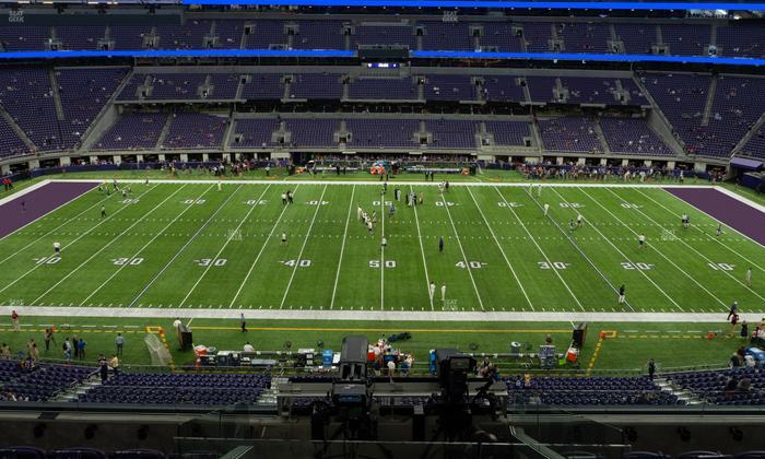 U.S. Bank Stadium - Section C 3 Seat View