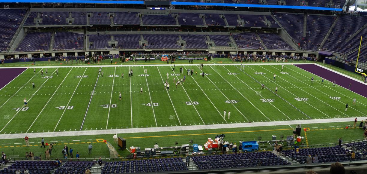 U.S. Bank Stadium - Section C 4 Seat View