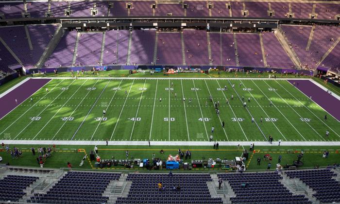 U.S. Bank Stadium - Section C 8 Seat View