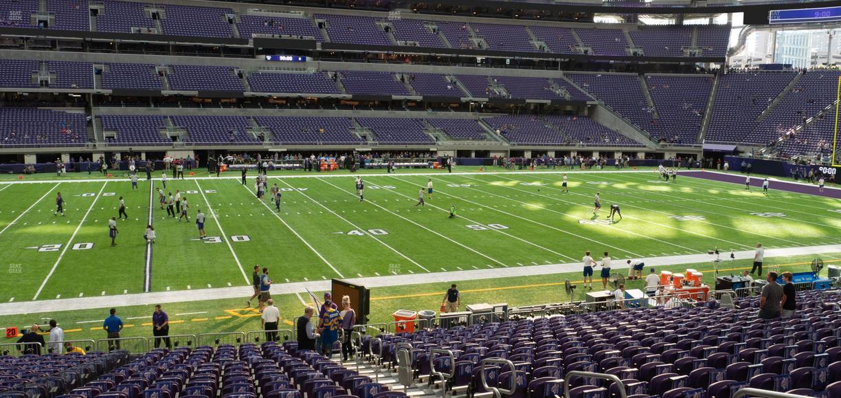 U.S. Bank Stadium - Section F 1 Seat View