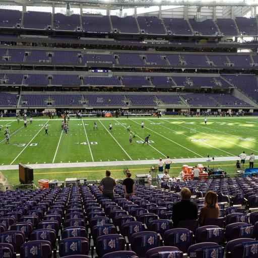 U.S. Bank Stadium - Section F 2 Seat View